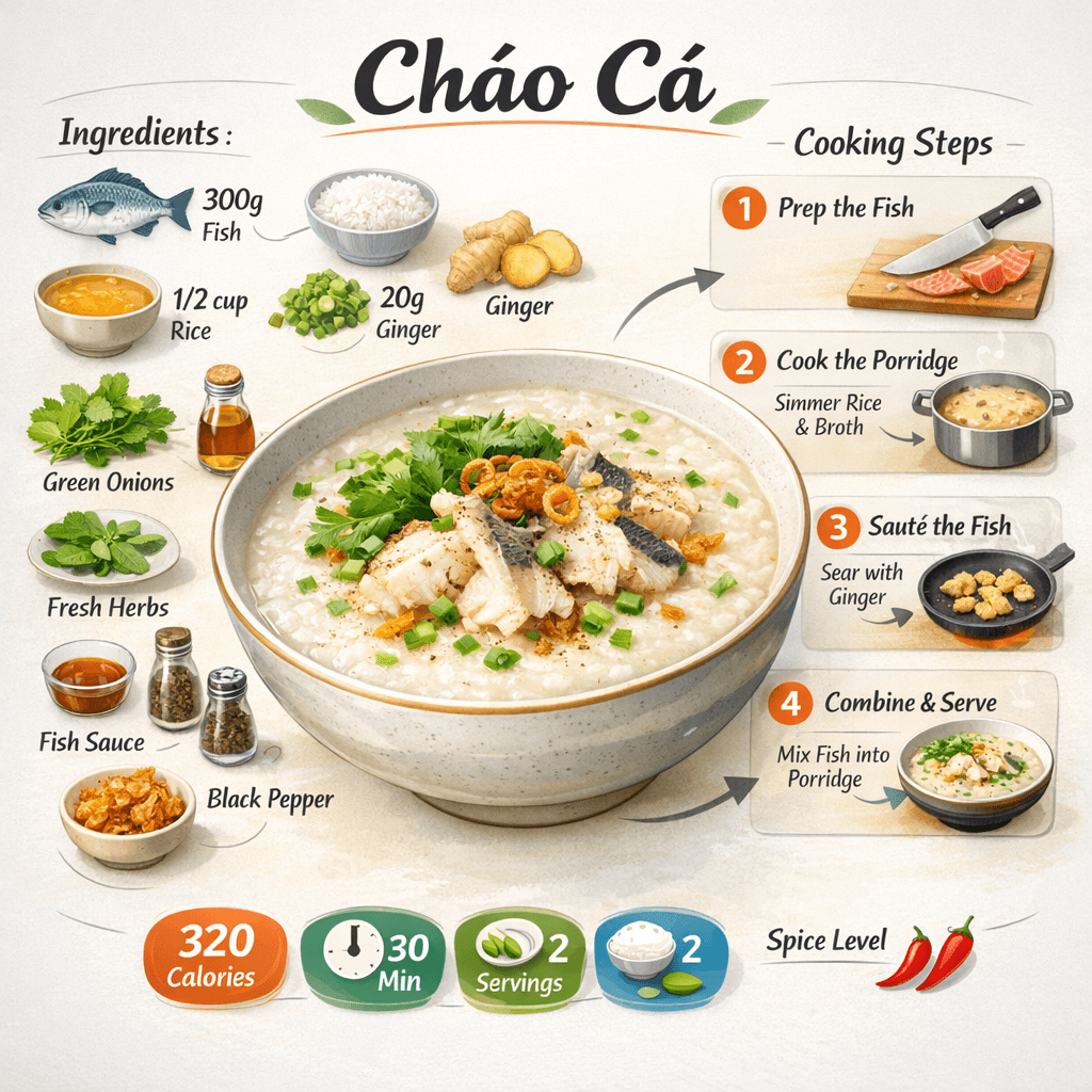 Công thức món ăn phong cách hiện đại (Food + Infographic)
