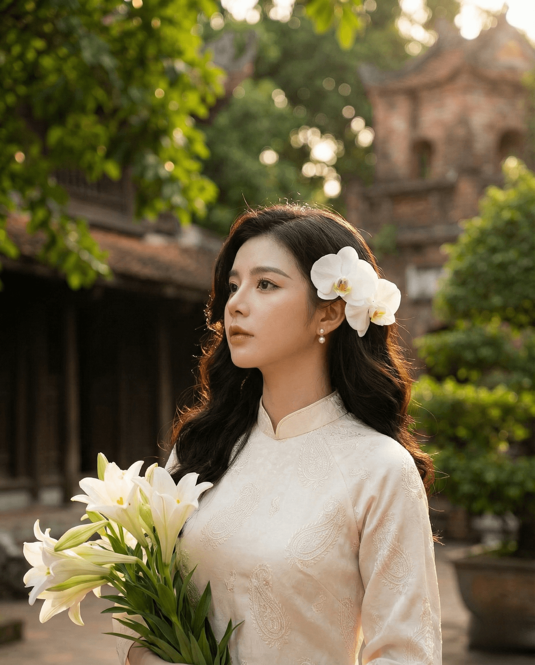 Prompt tạo ảnh áo dài
